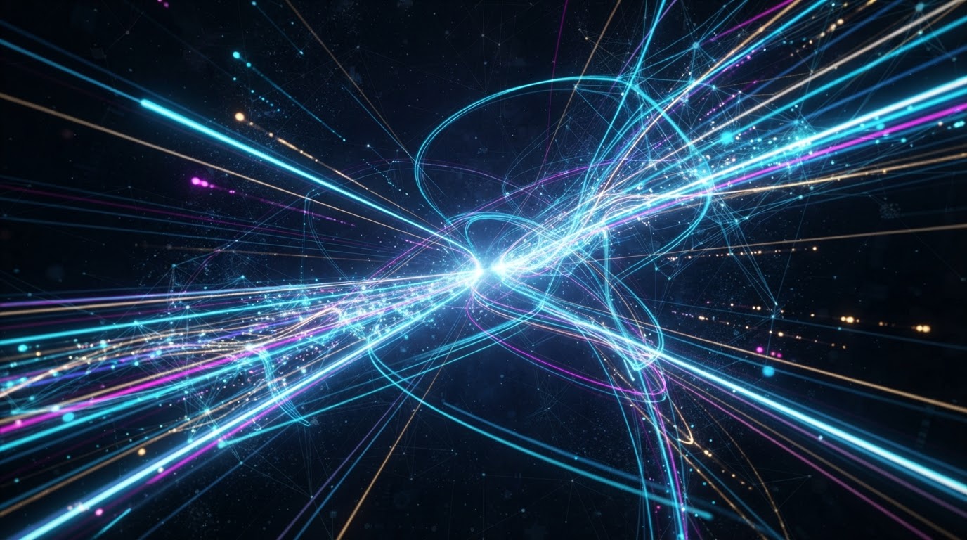 Abstract network background